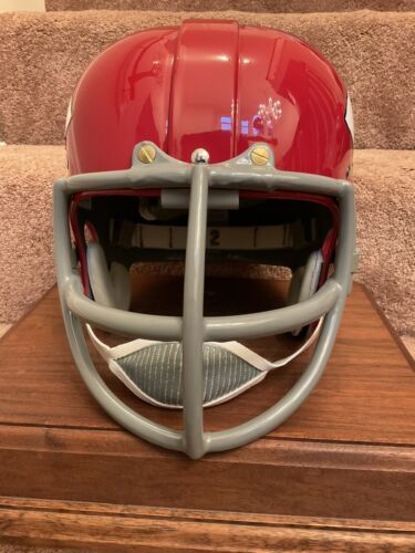 RK2 Husky Vintage Style Suspension Football Helmet Kansas City Chiefs Bobby Bell Sports Mem, Cards & Fan Shop:Fan Apparel & Souvenirs:Football-NFL WESTBROOKSPORTSCARDS   