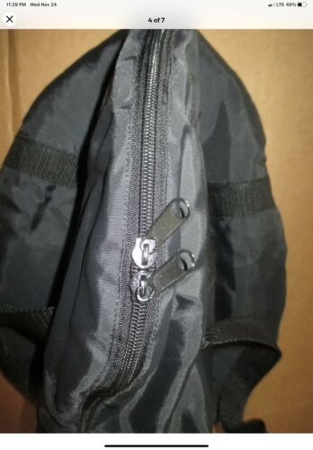 Minus 33 Black Fleeced Lined Zipper Helmet Bag with Handles & Ventilation Hole Sports Mem, Cards & Fan Shop:Fan Apparel & Souvenirs:Football-NFL Air