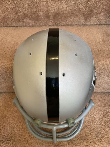 Vintage MacGregor Football Helmet Oakland Raiders Art Shell Gene Upshaw Sports Mem, Cards & Fan Shop:Fan Apparel & Souvenirs:Football-NFL MacGregor