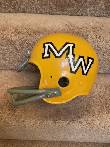Vintage Riddell 1969-1975 Kra-Lite-8 TK2 Football Helmet Missouri Western State Sports Mem, Cards & Fan Shop:Fan Apparel & Souvenirs:Football-NFL Riddell