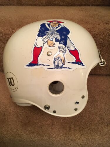 Vintage Wilson F2000 Suspension Football Helmet Boston Patriots - RARE Sports Mem, Cards & Fan Shop:Fan Apparel & Souvenirs:Football-NFL Riddell