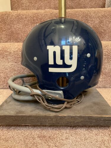 Vintage Riddell 1973 New York Giants Old Football Helmet Lamp Sports Mem, Cards & Fan Shop:Fan Apparel & Souvenirs:Football-NFL Riddell