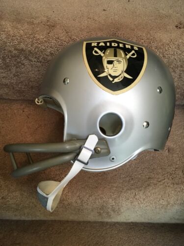 Vintage Riddell Kra-Lite TK2 Football Helmet-1973 Oakland Raiders Cliff Branch Sports Mem, Cards & Fan Shop:Fan Apparel & Souvenirs:Football-NFL WESTBROOKSPORTSCARDS   