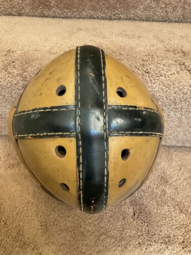 MacGregor Authentic H612 Leather Suspension Football Helmet Notre Dame Irish Sports Mem, Cards & Fan Shop:Fan Apparel & Souvenirs:Football-NFL MacGregor