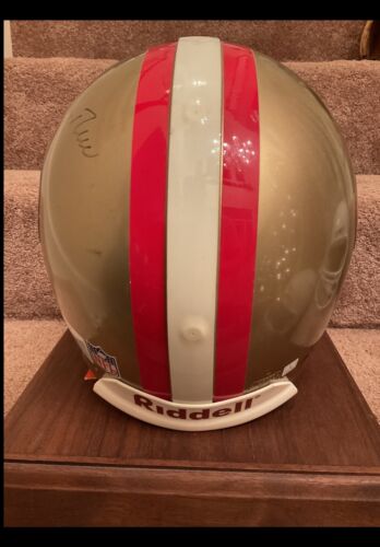 Vintage Riddell VSR-4 Football Helmet San Francisco 49ers Montana Rice Autograph Sports Mem, Cards & Fan Shop:Fan Apparel & Souvenirs:Football-NFL Riddell