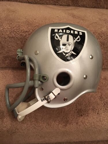 Riddell Kra-Lite RK2 Suspension 1964 Oakland Raiders Football Helmet OPO Mask Sports Mem, Cards & Fan Shop:Fan Apparel & Souvenirs:Football-NFL Riddell