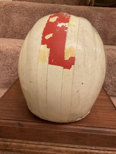 Original Vintage Rare Wilson Football Helmet Exterior Padded Top Rare facemask Sports Mem, Cards & Fan Shop:Fan Apparel & Souvenirs:Football-NFL Riddell