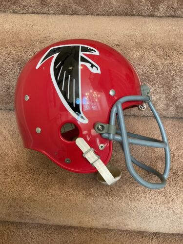 Vintage Riddell Kra-Lite II Football Helmet 1971 Atlanta Falcons