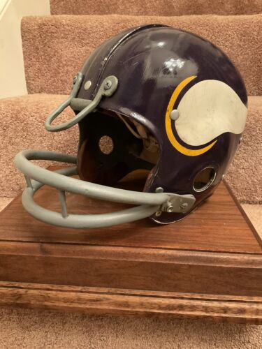 Minnesota Vikings Painted Horns RK2 Style Suspension Football Helmet Sports Mem, Cards & Fan Shop:Fan Apparel & Souvenirs:Football-NFL Riddell   