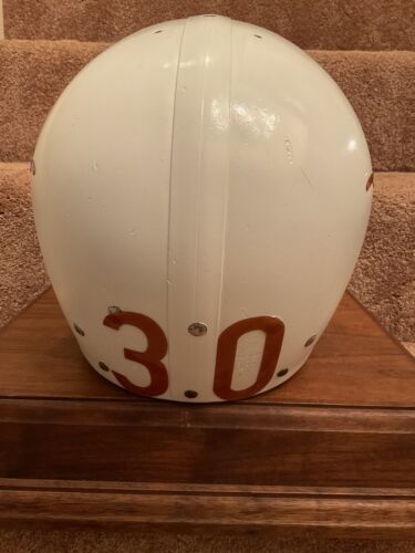 Vintage 1969-1970s Wilson Football Helmet Custom Texas Longhorns Steve Worster Sports Mem, Cards & Fan Shop:Fan Apparel & Souvenirs:Football-NFL Wilson