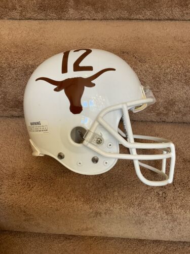 RIddell VSR4 Football Helmet Texas Longhorns Colt McCoy Tribute Sports Mem, Cards & Fan Shop:Fan Apparel & Souvenirs:College-NCAA Riddell   