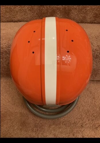 RK4 Husky Vintage Style Football Helmet 1957-1959 Cleveland Browns Jim Brown Sports Mem, Cards & Fan Shop:Game Used Memorabilia:Football-NFL:Helmet WESTBROOKSPORTSCARDS   