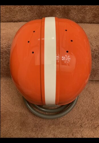 RK4 Husky Vintage Style Football Helmet 1957-1959 Cleveland Browns Jim Brown Sports Mem, Cards & Fan Shop:Game Used Memorabilia:Football-NFL:Helmet WESTBROOKSPORTSCARDS