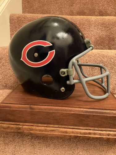 Original Vintage Wilson F2000 Football Helmet Custom Chicago Bears Walter Payton Sports Mem, Cards & Fan Shop:Fan Apparel & Souvenirs:Football-NFL Wilson   