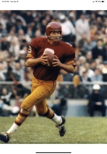 RK2 Style Football Helmet 1969 Washington Redskins Spear Cardinal Color Jurgensen Sports Mem, Cards & Fan Shop:Fan Apparel & Souvenirs:Football-NFL Riddell