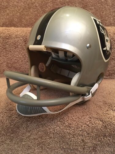 Vintage Riddell Kra-Lite TK2 Football Helmet-1972 Oakland Raiders Willie Brown Sports Mem, Cards & Fan Shop:Fan Apparel & Souvenirs:Football-NFL Riddell
