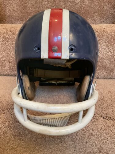 Vintage Riddell Kra-Lite Football Helmet 1975 New York Giants Disco NY Sports Mem, Cards & Fan Shop:Fan Apparel & Souvenirs:Football-NFL Riddell   