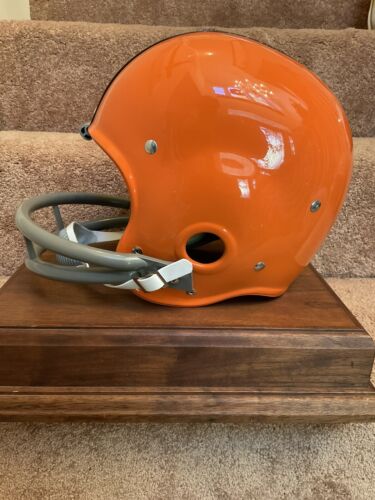 RK4 Husky Vintage Style Suspension Football Helmet Cleveland Browns Jim Brown Sports Mem, Cards & Fan Shop:Game Used Memorabilia:Football-NFL:Helmet WESTBROOKSPORTSCARDS