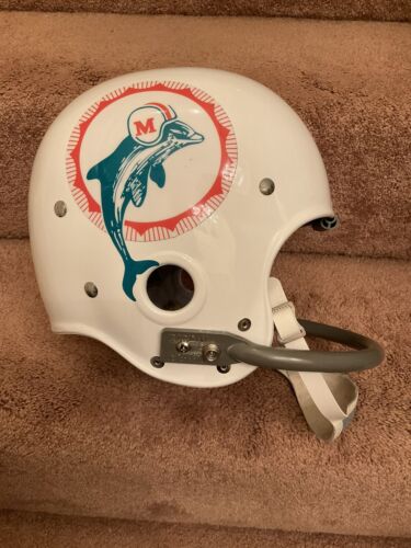 RIDDell Classic RK2 Suspension Football Helmet Miami Dolphins Garo Yepremian Sports Mem, Cards & Fan Shop:Fan Apparel & Souvenirs:Football-NFL Riddell