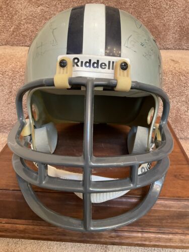 Dallas Cowboys Autographed Riddell Football Helmet Landry Staubach Dorsett White Sports Mem, Cards & Fan Shop:Autographs-Original:Football-NFL:Helmets WESTBROOKSPORTSCARDS