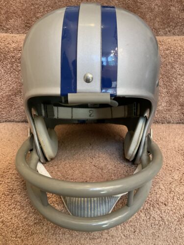 Riddell Kra-Lite RK2 Football Helmet 1967 Detroit Lions Mike Weger Autographed Sports Mem, Cards & Fan Shop:Fan Apparel & Souvenirs:Football-NFL Riddell