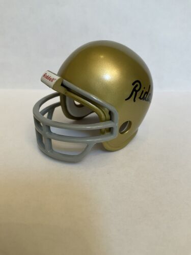 Gold Riddell 1950s Riddell Script Pocket Pro Helmet from Series 2 Throwback Set Sports Mem, Cards & Fan Shop:Fan Apparel & Souvenirs:Football-NFL Riddell