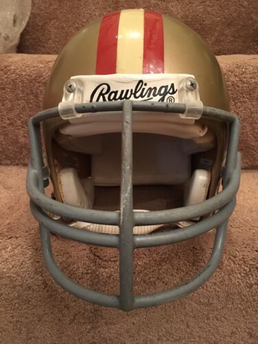 Vintage Rawlings ANFL Football Helmet San Francisco 49ers Schutt NOPDW ERRO Date Sports Mem, Cards & Fan Shop:Game Used Memorabilia:Football-NFL:Helmet WESTBROOKSPORTSCARDS   