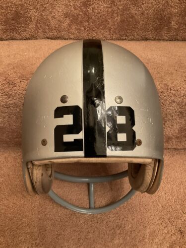 Original Vintage 1960s-1970s Wilson Football Helmet Size 7 Oakland Raiders Sports Mem, Cards & Fan Shop:Fan Apparel & Souvenirs:Football-NFL Wilson