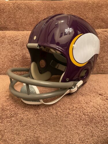 Minnesota Vikings “Big Horns” RK2 Style Suspension Football Helmet Tarkenton Sports Mem, Cards & Fan Shop:Fan Apparel & Souvenirs:Football-NFL WESTBROOKSPORTSCARDS