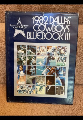 Randy White Autographed 1982 Dallas Cowboys Blue Book III Media Guide Fan Book Sports Mem, Cards & Fan Shop:Autographs-Original:Football-NFL:Other Autographed NFL Items WESTBROOKSPORTSCARDS