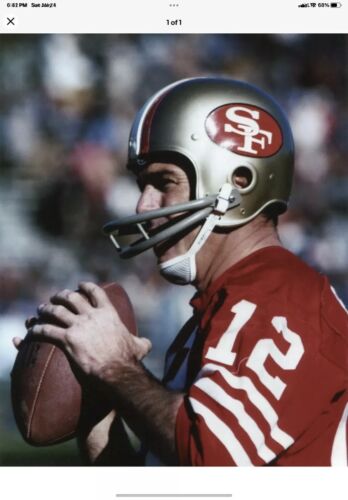 Riddell Kra-Lite RK2 Suspension Football Helmet San Francisco 49ers John Brodie Sports Mem, Cards & Fan Shop:Fan Apparel & Souvenirs:Football-NFL Riddell   
