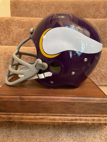 Minnesota Vikings “Big Horns” RK2 Style Suspension Football Helmet Alan Page Sports Mem, Cards & Fan Shop:Fan Apparel & Souvenirs:Football-NFL WESTBROOKSPORTSCARDS