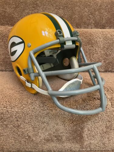 Riddell Kra-Lite RK2 Suspension Green Bay Packers Football Helmet Willie Davis Sports Mem, Cards & Fan Shop:Fan Apparel & Souvenirs:Football-NFL Riddell