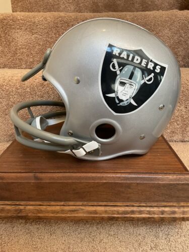 RK2 Husky Vintage Style Football Helmet 1968 Oakland Raiders Jim Otto Sports Mem, Cards & Fan Shop:Game Used Memorabilia:Football-NFL:Helmet WESTBROOKSPORTSCARDS