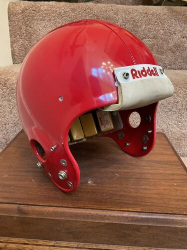 Riddell PAC 3 Red Football Helmet Beautiful Padding Chiefs Falcons Size S Sports Mem, Cards & Fan Shop:Fan Apparel & Souvenirs:Football-NFL Riddell   