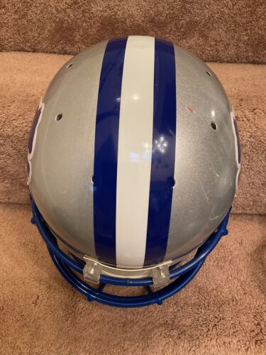 Authentic Vintage Detroit Lions Schutt Size Medium Football Helmet 2010 Sports Mem, Cards & Fan Shop:Game Used Memorabilia:Football-NFL:Helmet WESTBROOKSPORTSCARDS