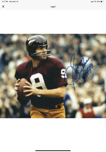 1965 Washington Redskins Spear RK2 Style Custom Football Helmet Sonny Jurgensen Sports Mem, Cards & Fan Shop:Autographs-Original:Football-NFL:Helmets WESTBROOKSPORTSCARDS