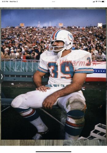 TK2 Style Custom Football Helmet Miami Dolphins Larry Csonka Dungard Facemask Sports Mem, Cards & Fan Shop:Autographs-Original:Football-NFL:Helmets WESTBROOKSPORTSCARDS