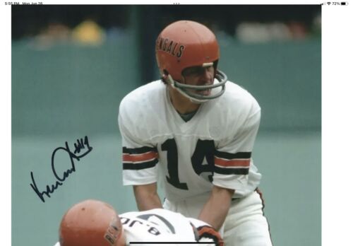 TK2 Style Football Helmet Custom 1976 Cincinnati Bengals Ken Anderson Sports Mem, Cards & Fan Shop:Autographs-Original:Football-NFL:Helmets WESTBROOKSPORTSCARDS   