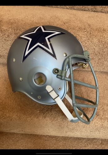 Riddell Kra-Lite II 1972 Suspension Football Helmet Dallas Cowboys John Niland Sports Mem, Cards & Fan Shop:Fan Apparel & Souvenirs:Football-NFL Riddell