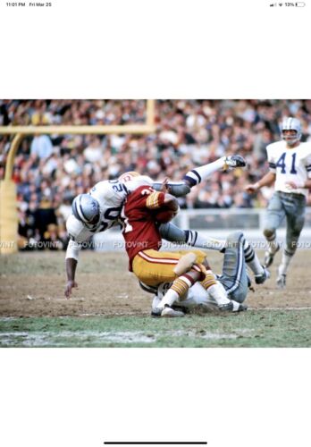 Riddell Kra-Lite Football Helmet-1967 Dallas Cowboys Autographed Mel Renfro COA Sports Mem, Cards & Fan Shop:Autographs-Original:Football-NFL:Helmets WESTBROOKSPORTSCARDS