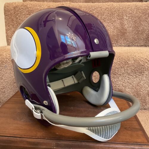 Minnesota Vikings “Big Horns” RK2 Style Suspension Football Helmet Joe Kapp Sports Mem, Cards & Fan Shop:Fan Apparel & Souvenirs:Football-NFL WESTBROOKSPORTSCARDS