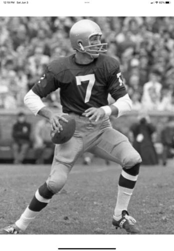 Vintage 1970s Wilson Football Helmet Notre Dame Fighting Irish Joe Theismann Sports Mem, Cards & Fan Shop:Fan Apparel & Souvenirs:Football-NFL Wilson
