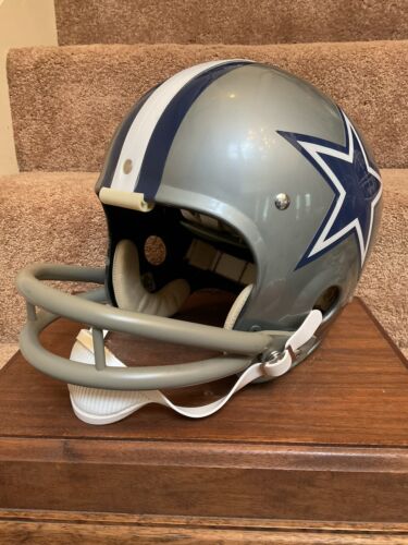 Vintage Riddell Kra-Lite TK2 Football Helmet Rare 1971 Dallas Cowboys Staubach Sports Mem, Cards & Fan Shop:Fan Apparel & Souvenirs:Football-NFL Riddell