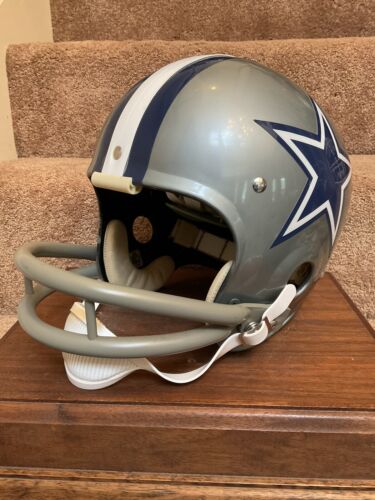 Vintage Riddell Kra-Lite TK2 Football Helmet Rare 1971 Dallas Cowboys Staubach Sports Mem, Cards & Fan Shop:Fan Apparel & Souvenirs:Football-NFL Riddell   