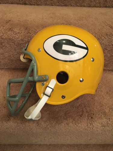 TK2 Style Football Helmet 1962-67 Green Bay Packers Forrest Gregg Sports Mem, Cards & Fan Shop:Autographs-Original:Football-NFL:Helmets WESTBROOKSPORTSCARDS   