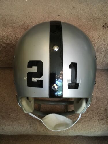 Vintage Riddell Kra-Lite TK2 Football Helmet-1973 Oakland Raiders Cliff Branch Sports Mem, Cards & Fan Shop:Fan Apparel & Souvenirs:Football-NFL WESTBROOKSPORTSCARDS   