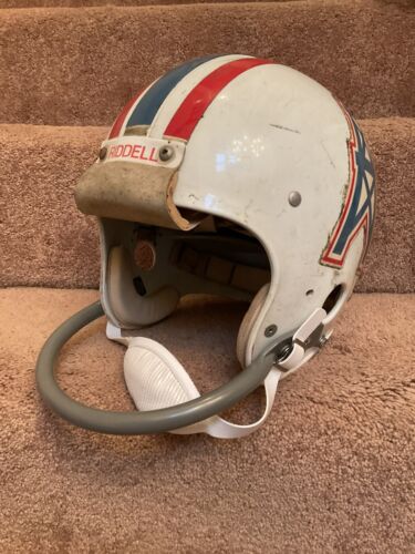 Authentic 1979 Riddell Houston Oilers Football Helmet Game Used Cliff Parsley Sports Mem, Cards & Fan Shop:Fan Apparel & Souvenirs:Football-NFL Riddell