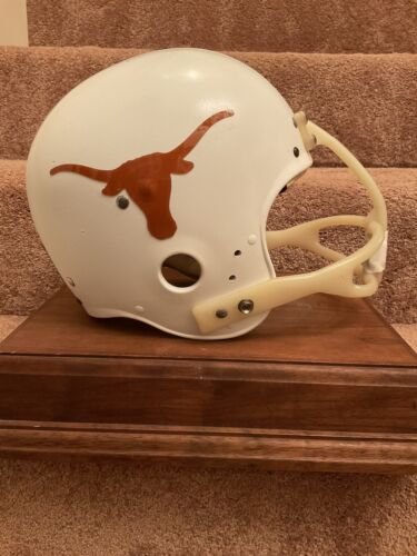 Vintage 1969-1970s Wilson Football Helmet Custom Texas Longhorns Steve Worster Sports Mem, Cards & Fan Shop:Fan Apparel & Souvenirs:Football-NFL Wilson