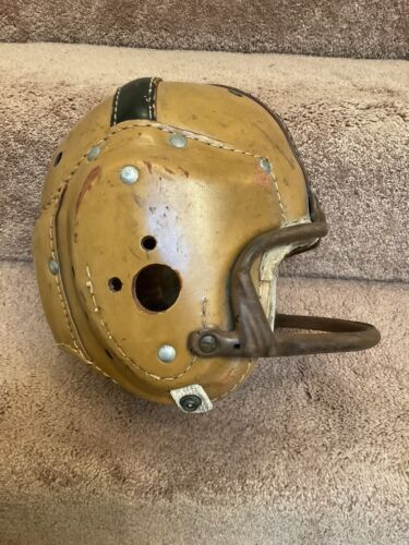 MacGregor Authentic H612 Leather Suspension Football Helmet Notre Dame Irish Sports Mem, Cards & Fan Shop:Fan Apparel & Souvenirs:Football-NFL MacGregor